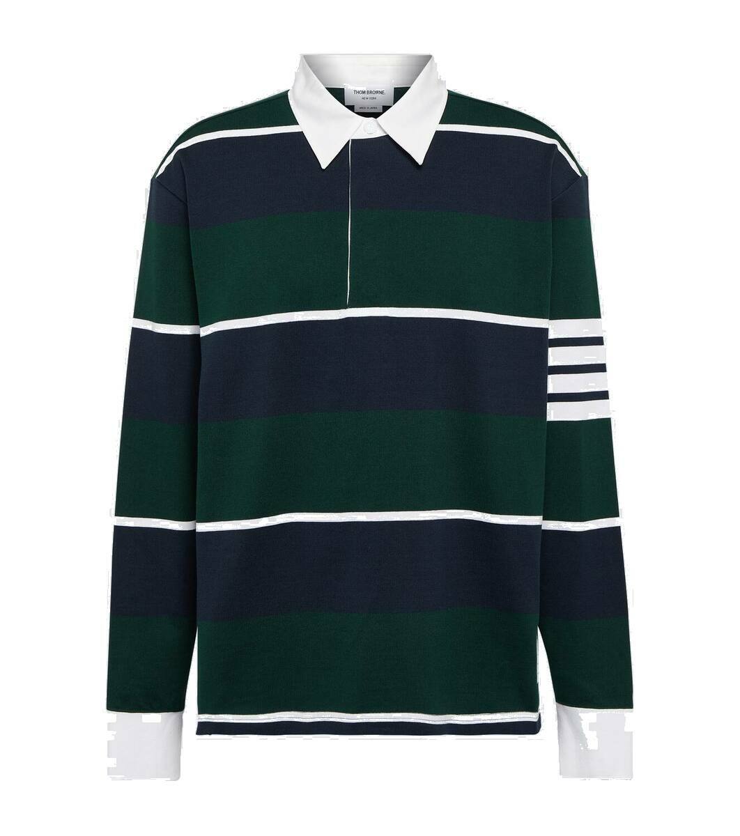 Thom Browne Striped cotton polo shirt Thom Browne