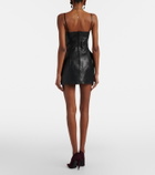 Magda Butrym Leather minidress