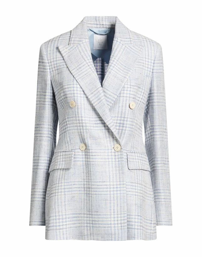 Photo: Eleventy Womens Blazer Sky in Blue