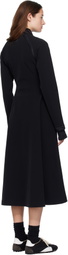 Y-3 Black Padded Midi Dress