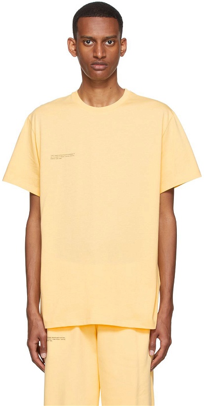Photo: PANGAIA Yellow Organic Cotton T-Shirt