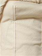 JACQUEMUS La Robe Crema Cotton Blend Midi Dress
