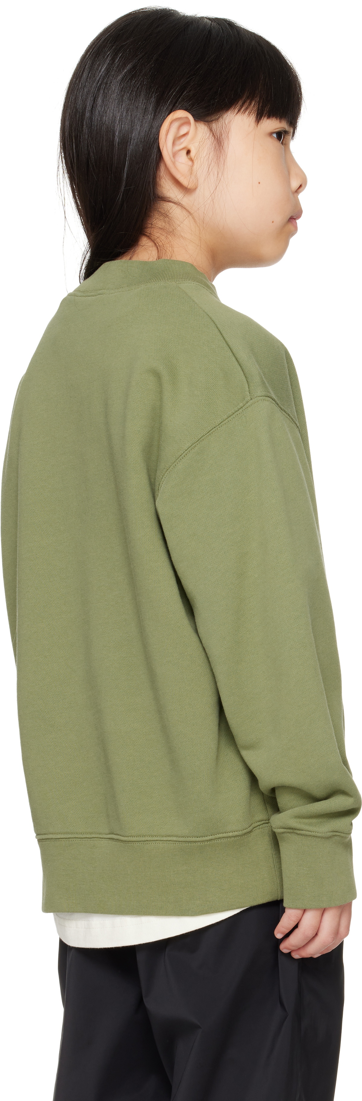 Palm Angels Kids Khaki Bear Sweatshirt