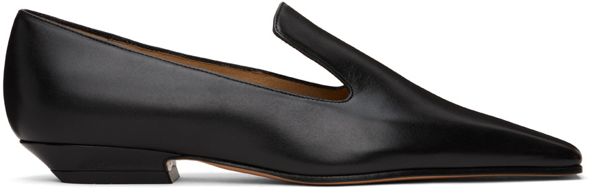 KHAITE Black 'The Marfa' Loafer Khaite