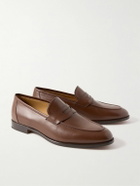 Loro Piana - Sergio Walk Leather Penny Loafers - Brown