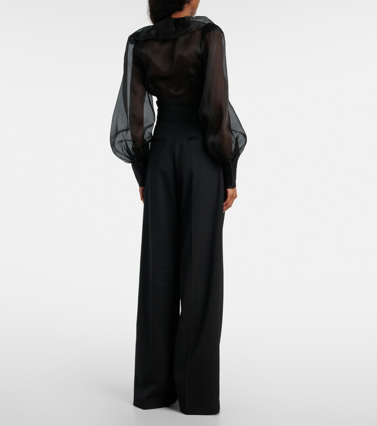 Rebecca Vallance Danna high-rise wide-leg pants