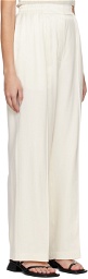 Blossom Off-White Pinched Seam Trousers