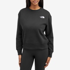 The North Face Women's Essential Crew Sweat in Black