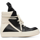 Rick Owens Black Tower Geobasket Sneakers