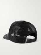 AMIRI - Paint-Splattered Printed Padded Cotton-Canvas and Mesh Trucker Cap