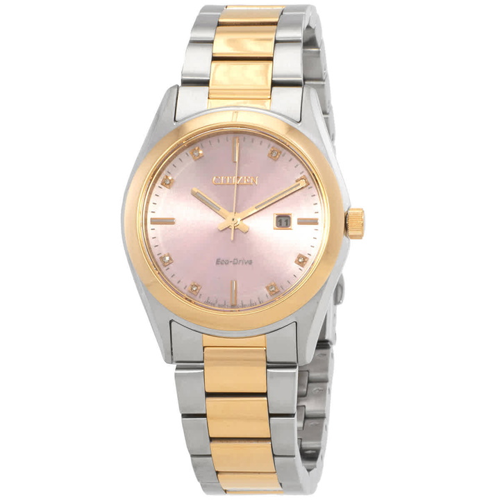 Photo: Citizen Diamond Pink Dial Watch EW2706-58X