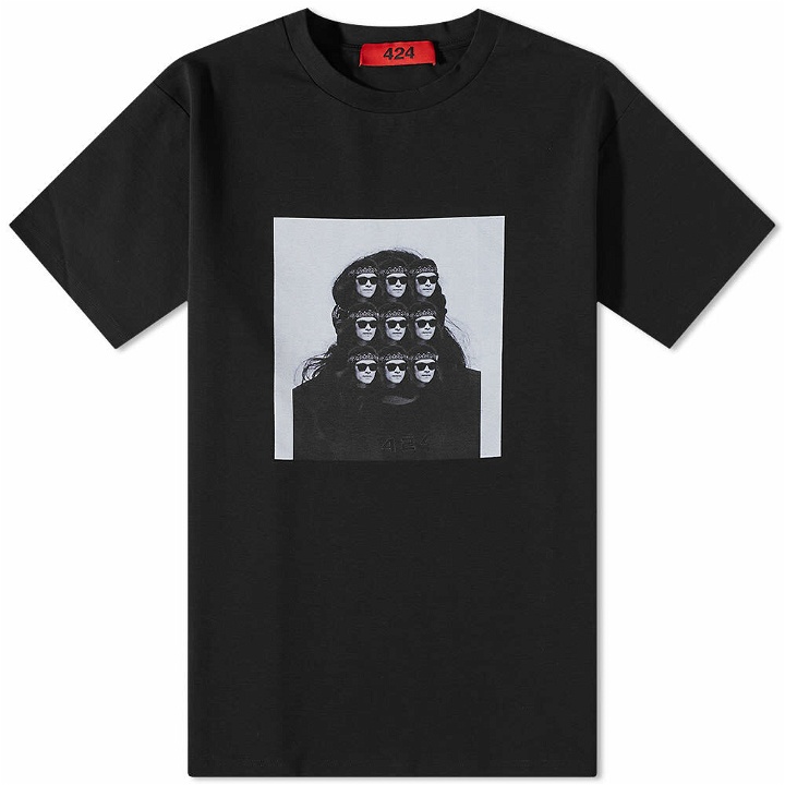 Photo: 424 Men's Guillermo Repeat T-Shirt in Black