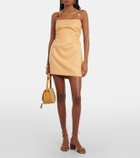 SIR Antonia beaded linen minidress