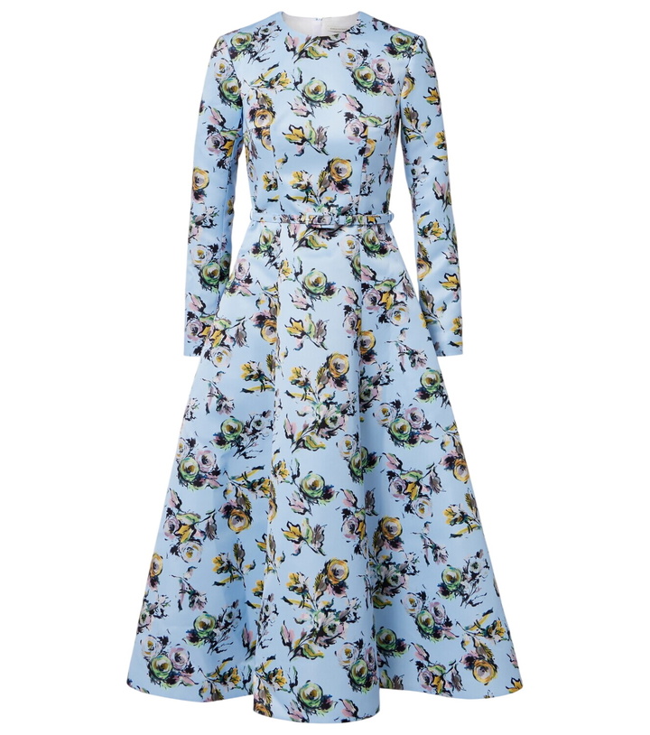 Photo: Emilia Wickstead Capucine floral midi dress