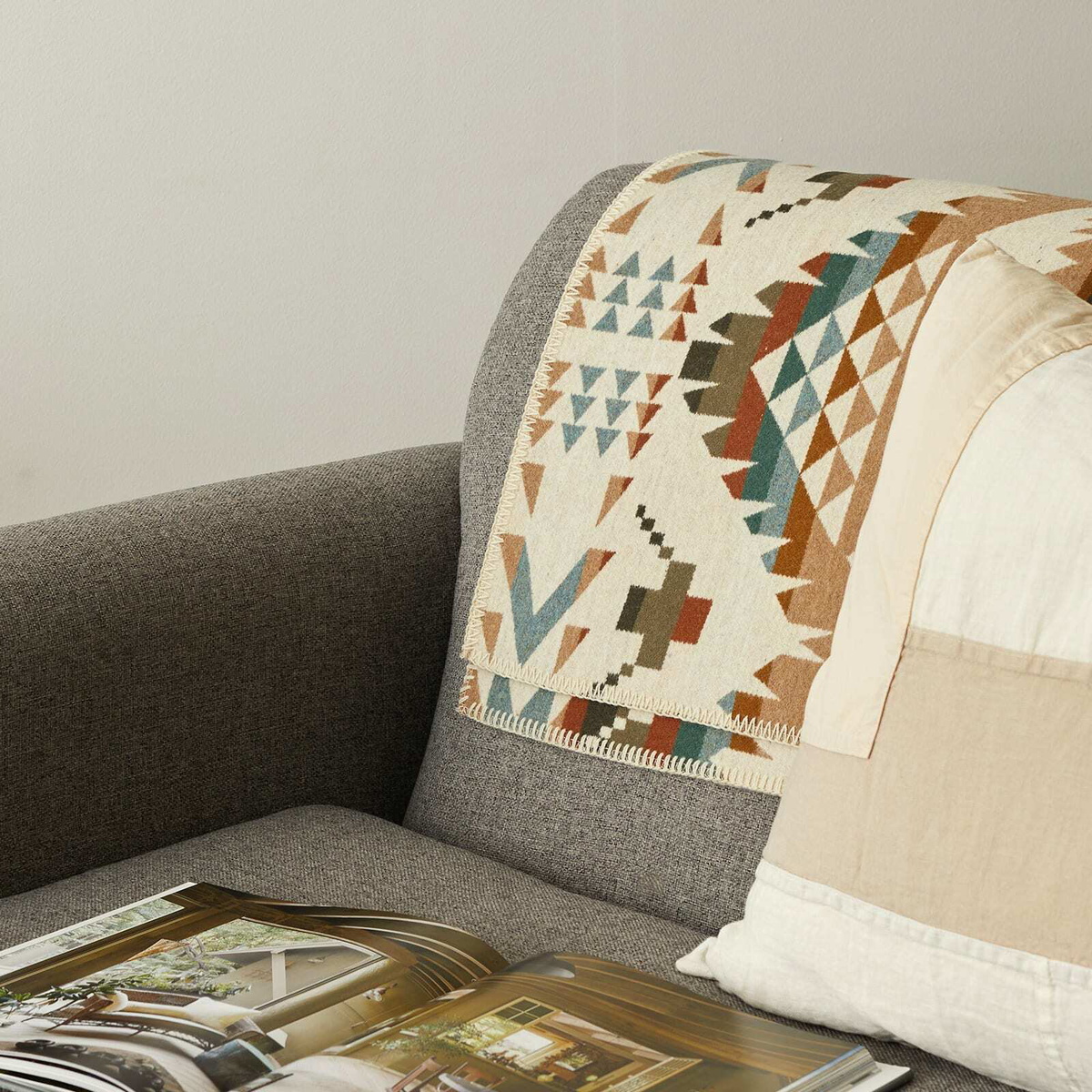 Pendleton Jacquard Saddle Blanket in Nehalem Natural 