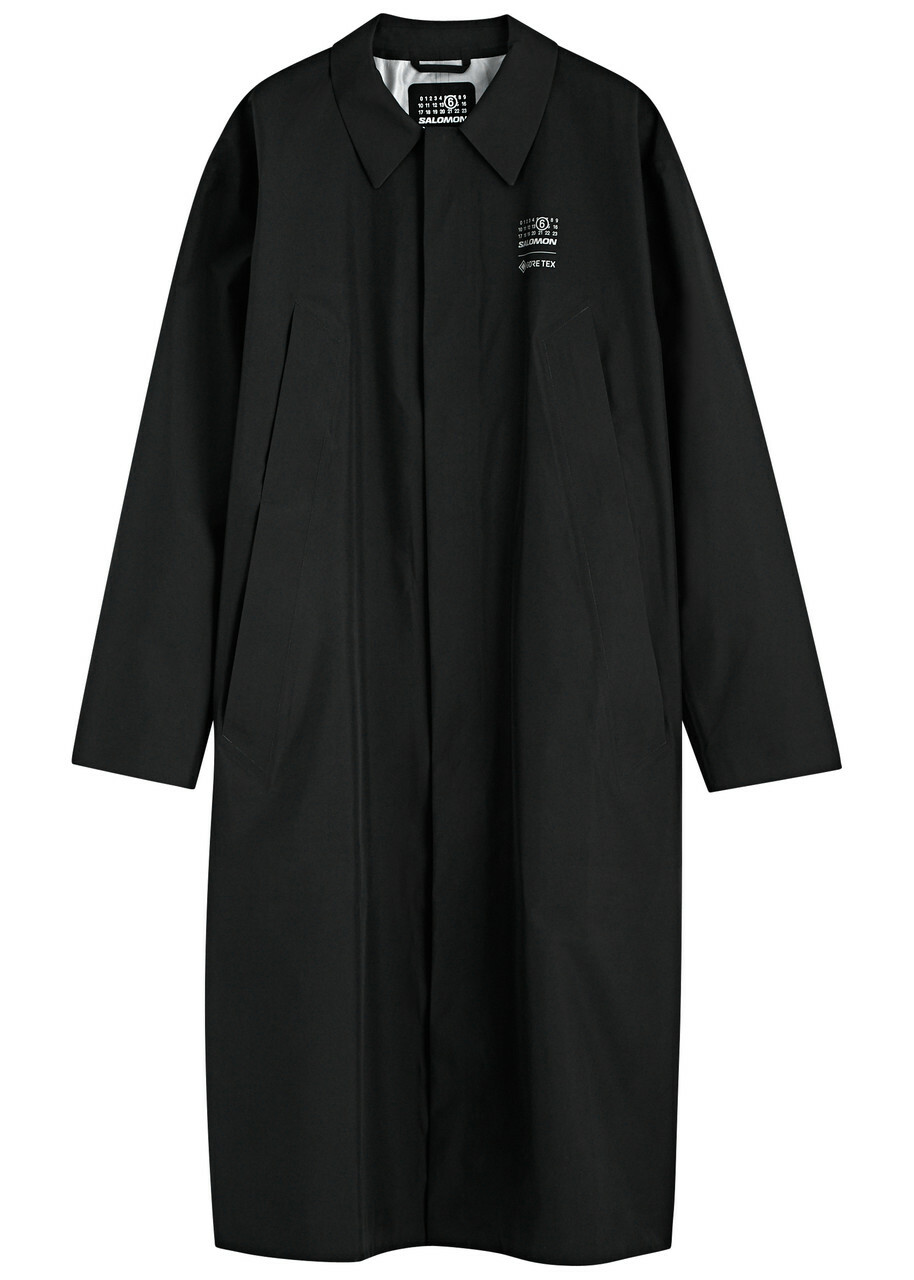 MM6 X Salomon X Salomon Gore-tex Coat Black MM6 Maison Margiela