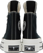 Rick Owens DRKSHDW Black Converse Edition TURBODRK Chuck 70 High Top Sneakers