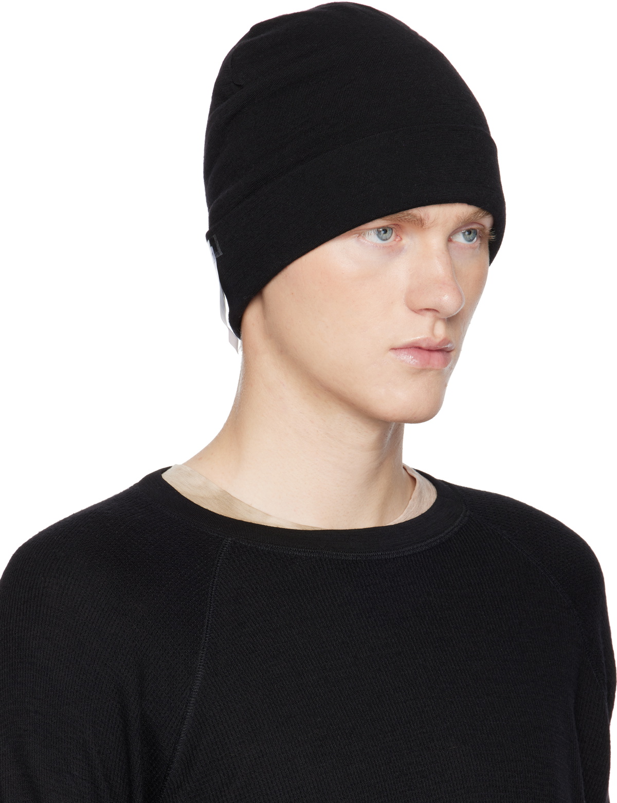Satisfy Black Cloudmerino Beanie Satisfy