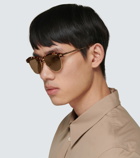 Bottega Veneta - Square-frame metal sunglasses