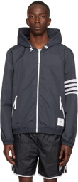 Thom Browne Navy Nylon Jacket