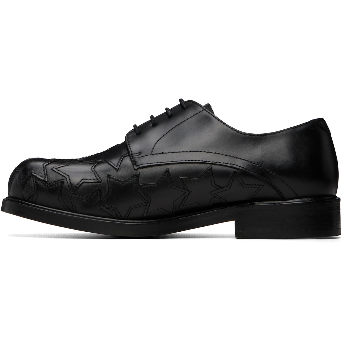 Stefan Cooke Black Star Square Toe Derbys