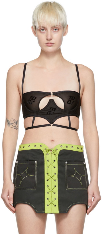 Photo: DIDU Black Polyester Bra