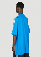 adidas x Balenciaga - Logo Print T-Shirt in Blue