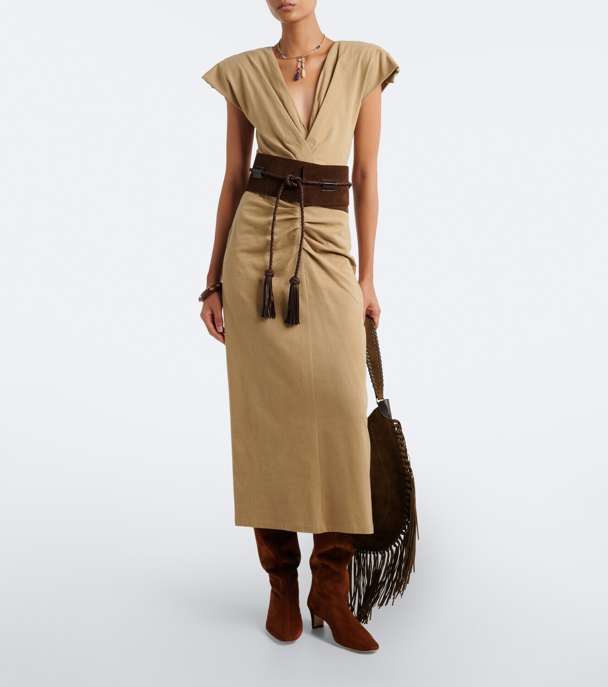 Staud Wally suede knee-high boots