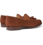 George Cleverley - Gabriel Suede Tasselled Loafers - Tan