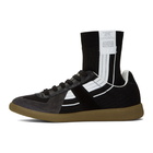 Maison Margiela Black and White Replica Sock Sneakers