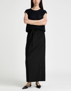 The Row Womens Maxi skirt in Black