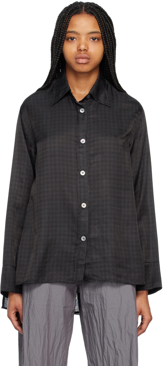 Our Legacy Black Layered Shirt Our Legacy