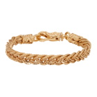 Emanuele Bicocchi Gold Flat Braided Bracelet