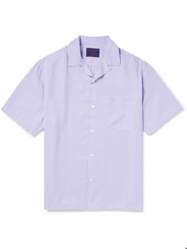 Photo: Portuguese Flannel - Dogtown Convertible-Collar TENCEL™ Lyocell Shirt - Purple