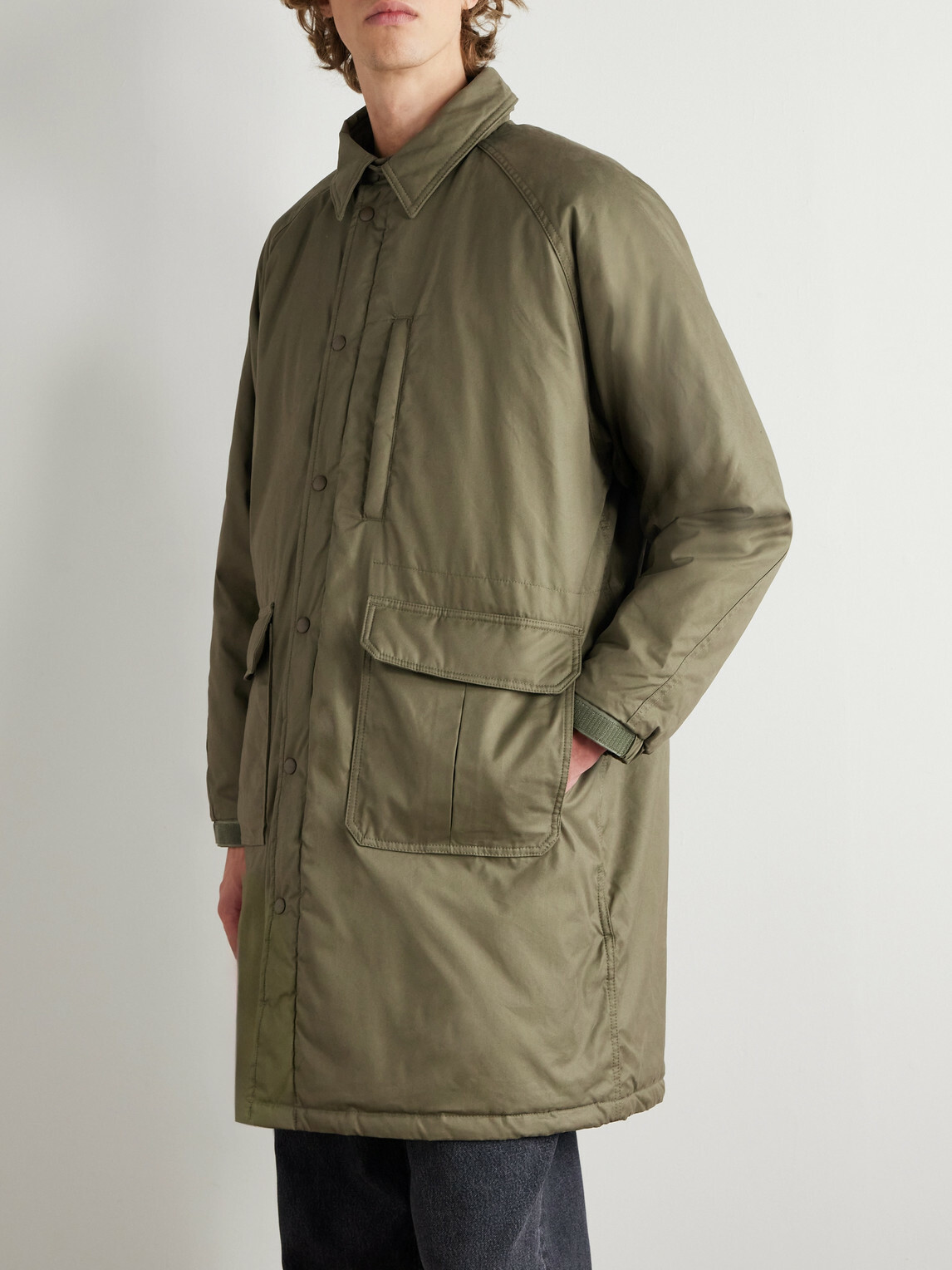 OrSlow - Padded Cotton and Nylon-Blend Shell Coat - Green