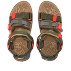 Rider Men's Rx Commuter Sandal in Khaki Contrast