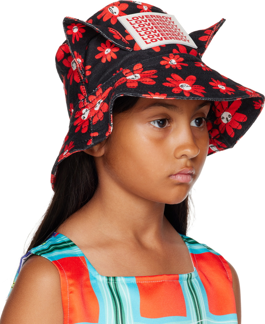 Marni Kids Black Hat for Girls