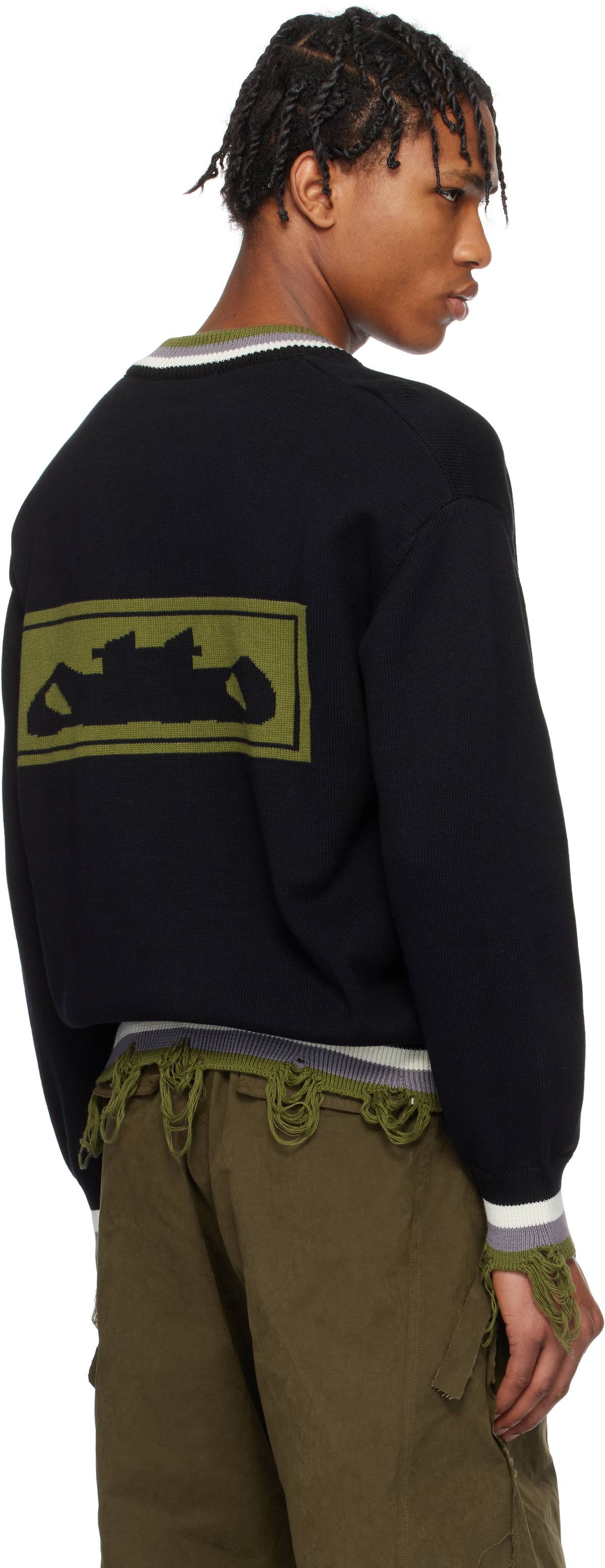 Ottolinger Black Oversized Sweater