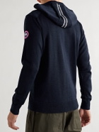 Canada Goose - Amherst CORDURA-Panelled Merino Wool Hoodie - Blue