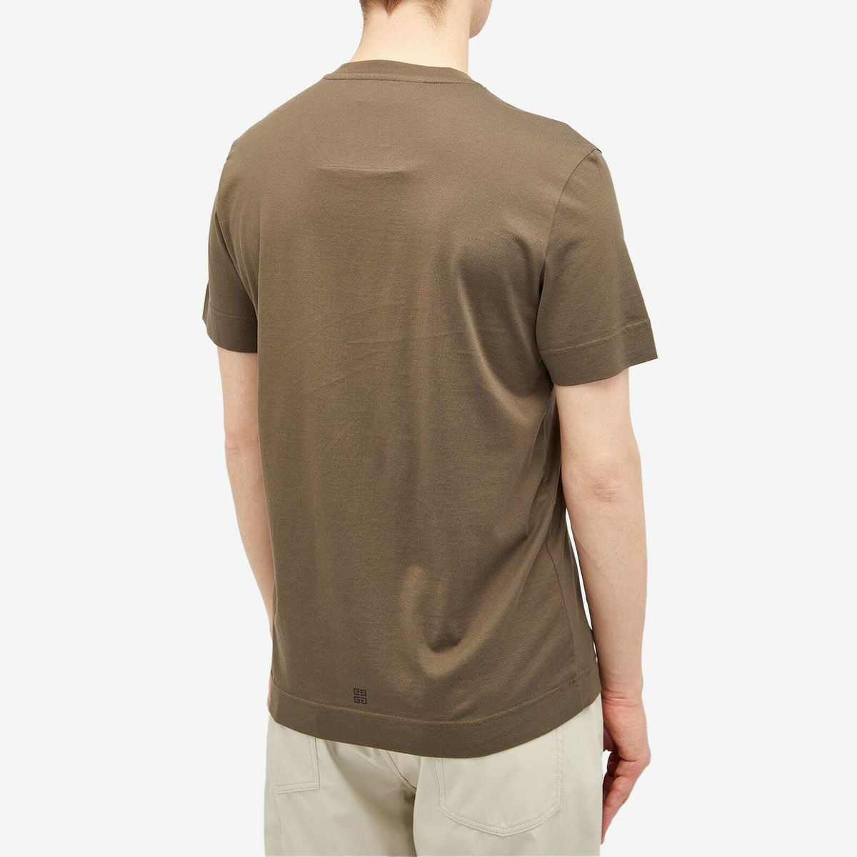 Givenchy Men's Archetype Logo T-Shirt in Khaki Givenchy