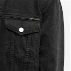 Nudie Jeans Co Men's Nudie Robby Denim Jacket in Vintage Black