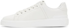 Balmain White B-Court Sneakers