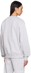 Helmut Lang Grey Core Crewneck Sweatshirt