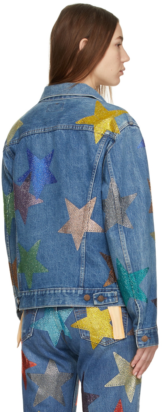 x Levi's Paint Swatch Denim Jacket in Blue Collina Strada