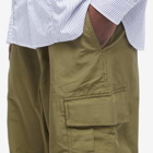 Comme Des Garçons Homme Men's Heavy Twill Cargo Pants in Khaki