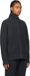 Helmut Lang Gray Doubled Sweater