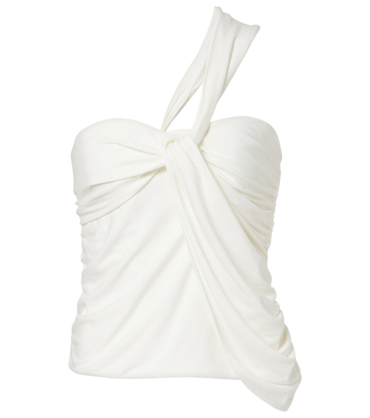 Photo: Simkhai Draped jersey top