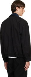 Song for the Mute Black Elasticated Coach Jacket