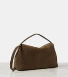 Toteme T-Lock suede tote bag