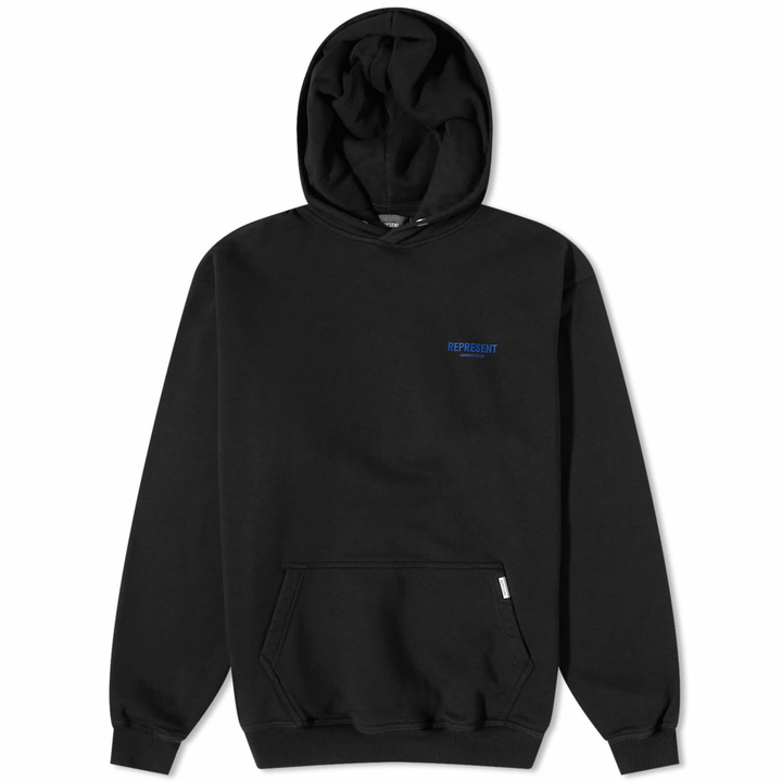 Photo: Represent Men's Owners Club Hoodie in Black Cobolt